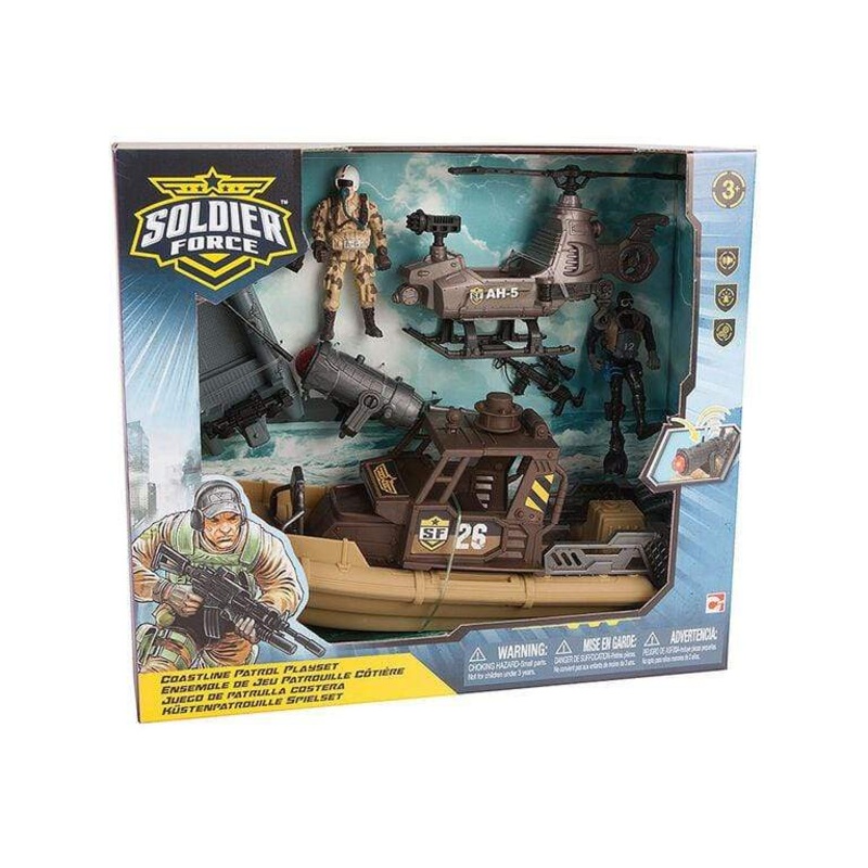 Champei Soldier Force Coastine Patrol Playset