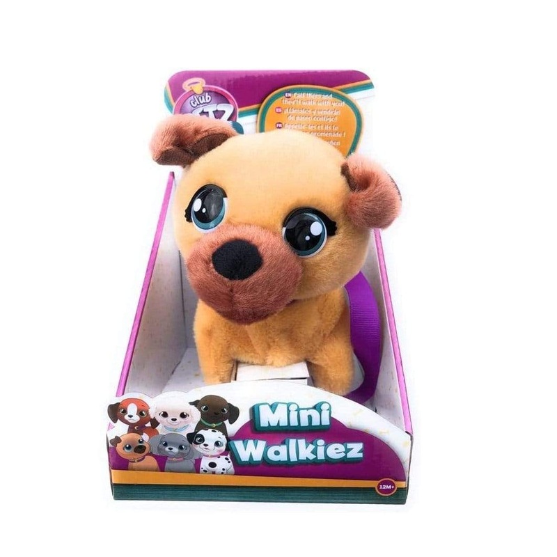 Club Petz Mini Walkiez Interactive Plush Pet Brown