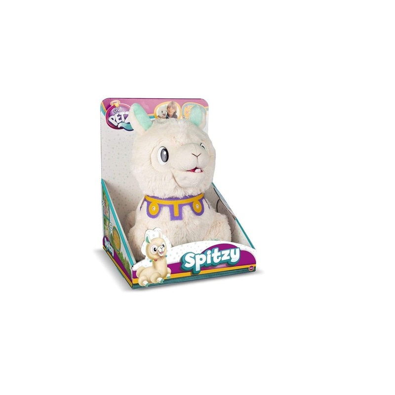 Club Petz, Spitzy The Funny Llama, Interactive Plush Toy, Cream