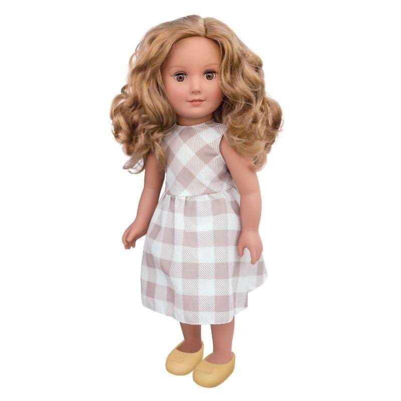 Hayati Girl Doll Siba Carreau Dress 18"