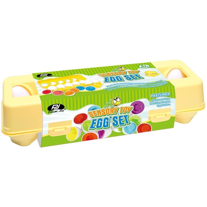 P.Joy Sensory Toy Egg Set 12 pcs