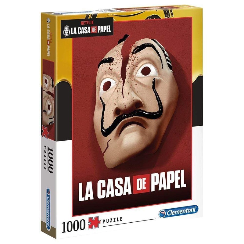 Clementoni Adult Puzzle Netflix La Casa de Papel Masks 1000 PCS