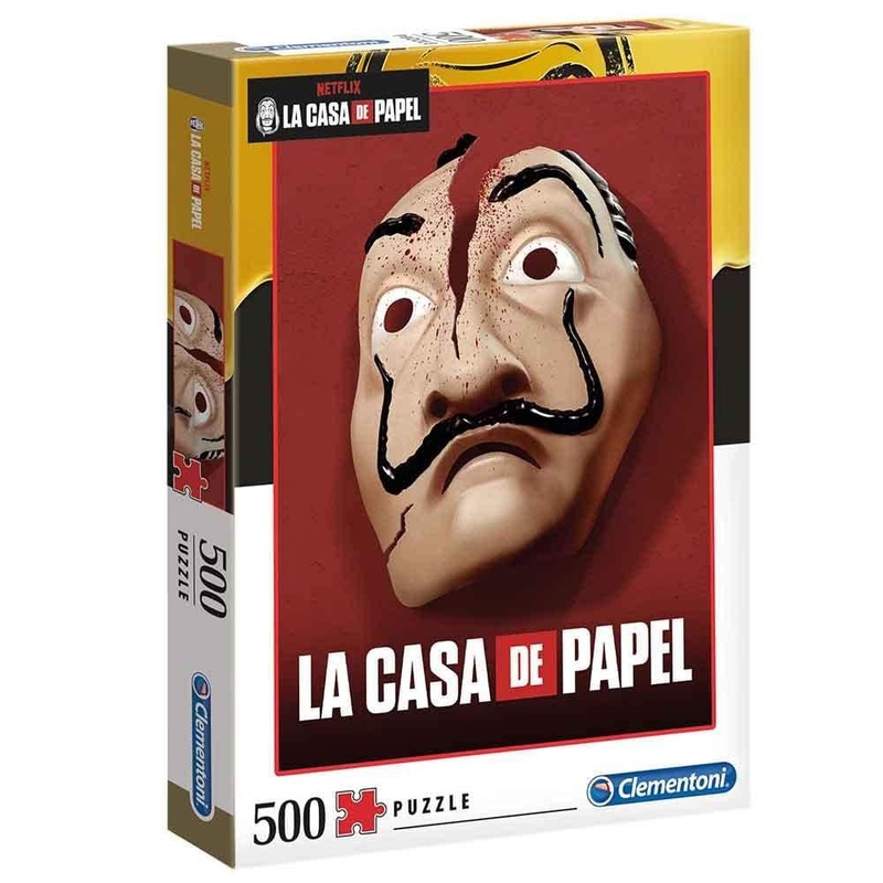 Clementoni Adult Puzzle Netflix La Casa de Papel Masks 500PCS