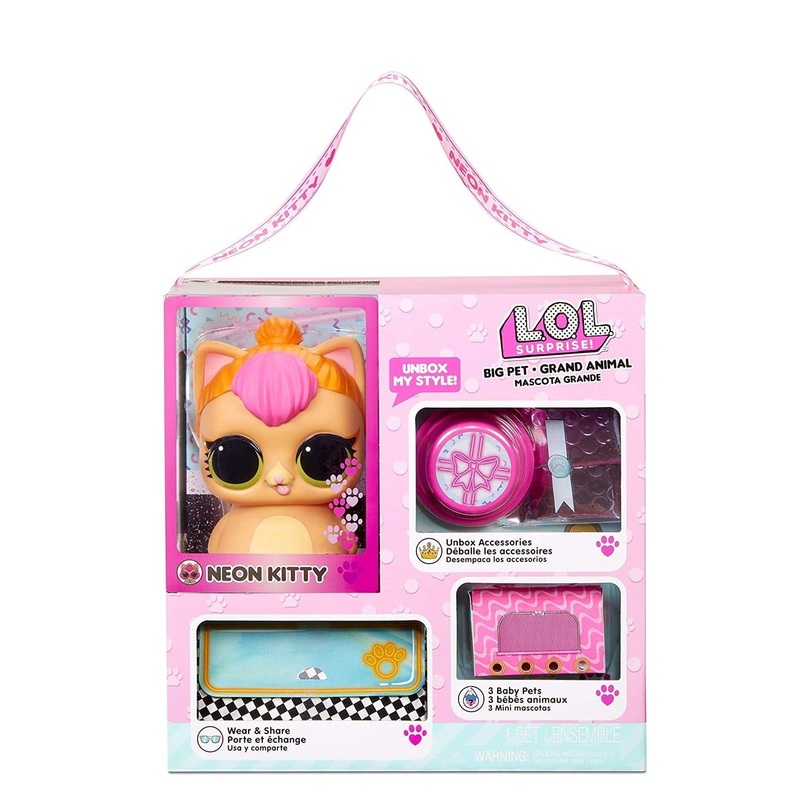 L.O.L. Surprise Big Pets - Neon Kitty