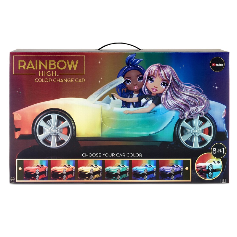 Rainbow High 8 in 1 Color Change Car
