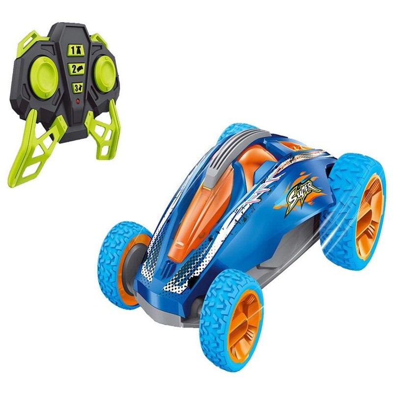 Roll Up Kids Centrifugal Stunt Car Blue & Orange