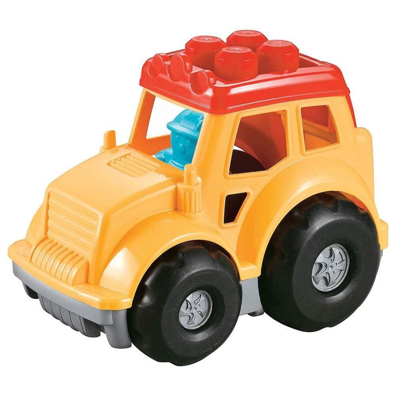 Roll Up Kids Eco Friendly Cartoon Car 2 Bricks Vehicle Toy