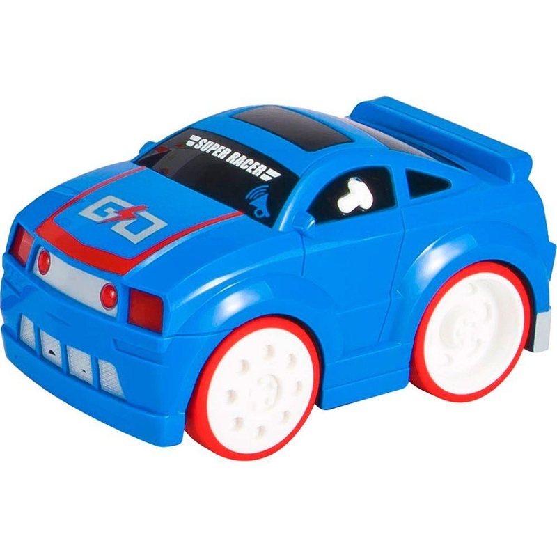 Roll Up Kids Touch & Go Car 1 - Blue