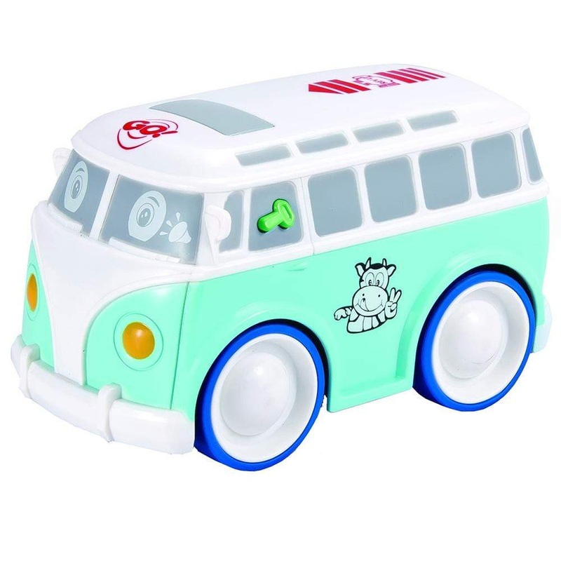 Roll Up Kids Touch & Go Car 2 Green & White