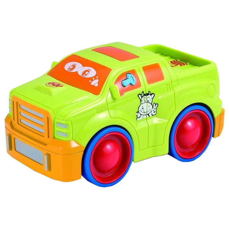Roll Up Kids Touch & Go Car 2 Yellow & Orange