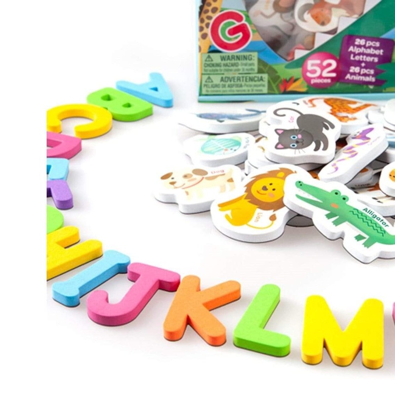 Grow N UP Crayola 52 Piece Magnetic Animals & Letters