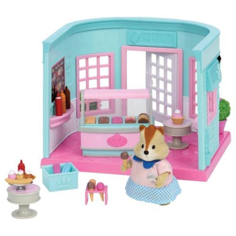 Li'L Woodzeez - Ice Cream Parlor Small Playset