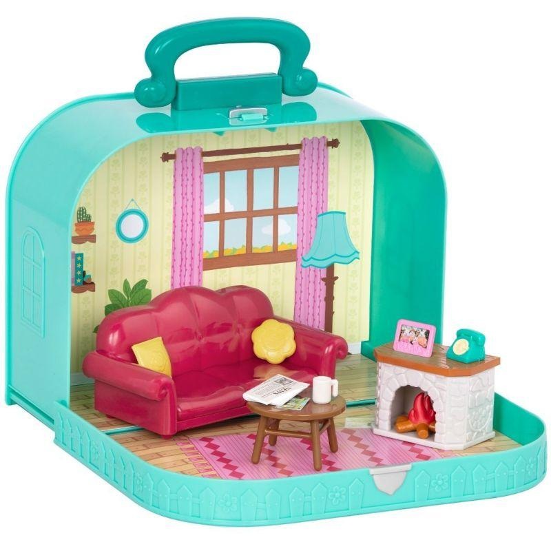 Li'L Woodzeez - Living Room Playset In Carry Case