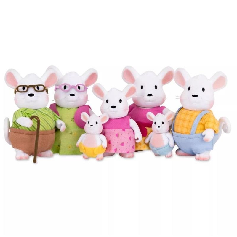 Li'L Woodzeez - Mouse Family Set With Grandparents