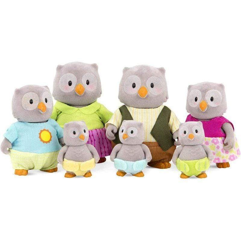 Li'L Woodzeez - Owl Large Family Set