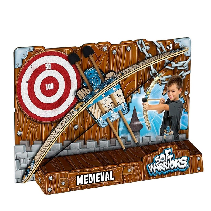 Soft Warriors Bow With Arrows Of Medieval Knight