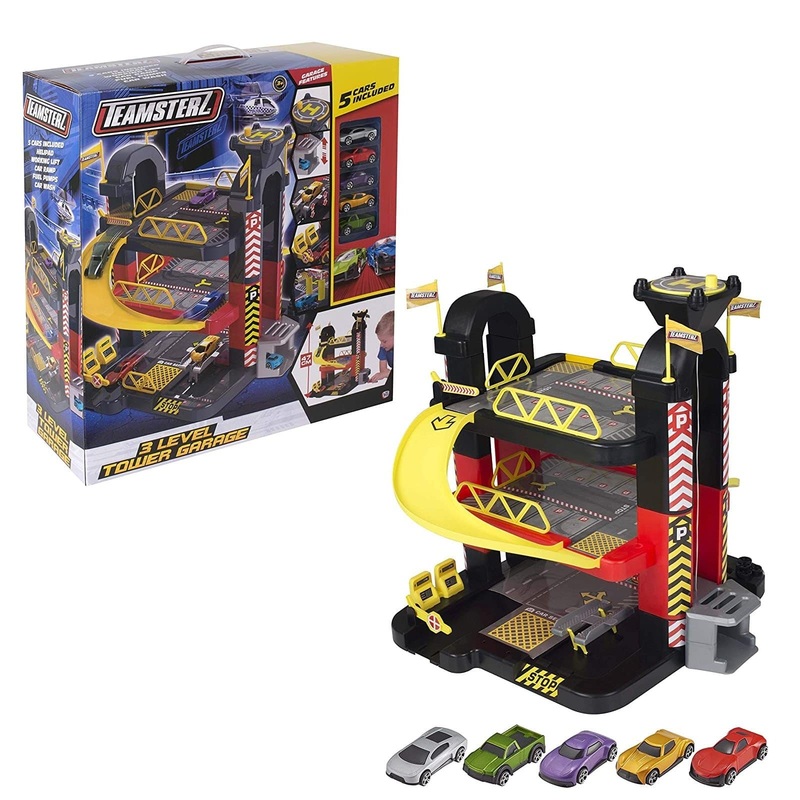 Teamsterz 3 Level Tower Garage 5 Cars