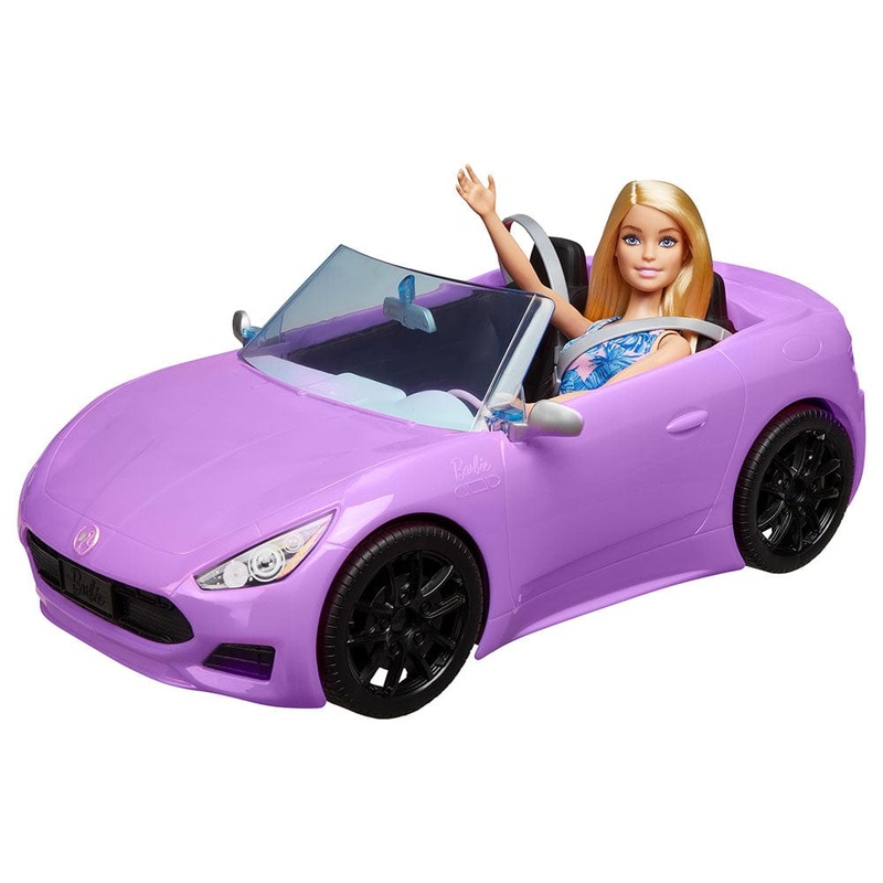 Barbie Glam Convertible Car - Purple