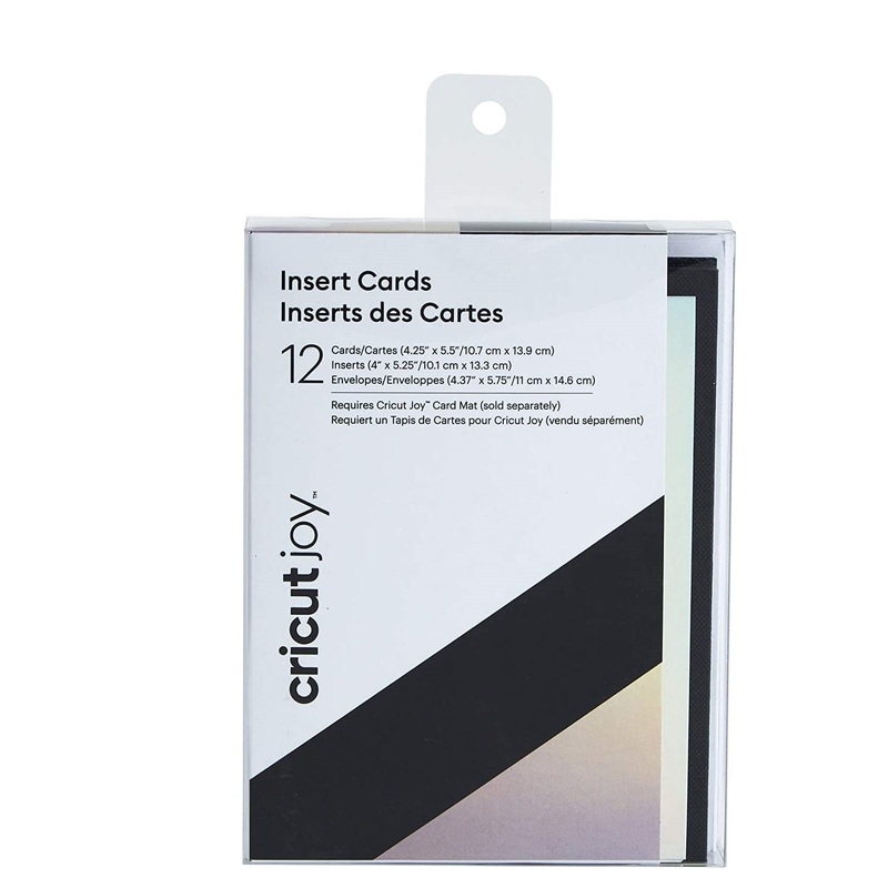 Cricut Joy Insert Cards 12-Pack (Black/Holo)