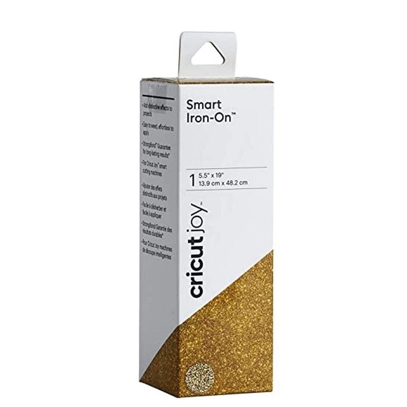 Cricut Joy Smart Iron-On 14x48cm (Glitter Gold)