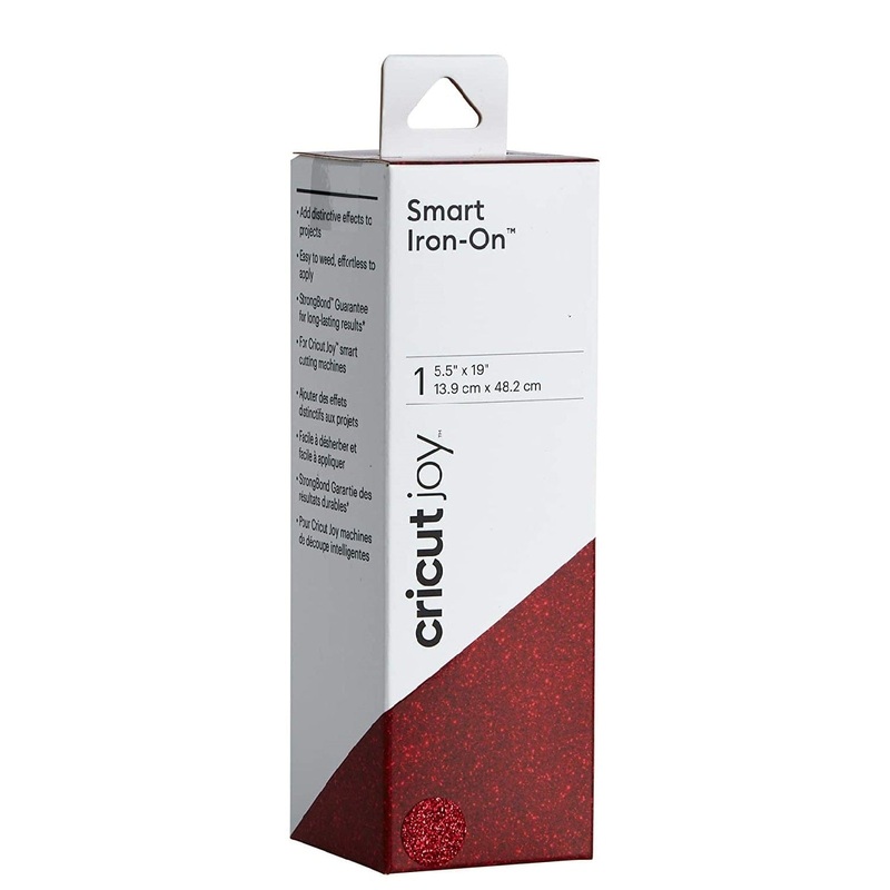 Cricut Joy Smart Iron-On 14x48cm (Glitter Red)
