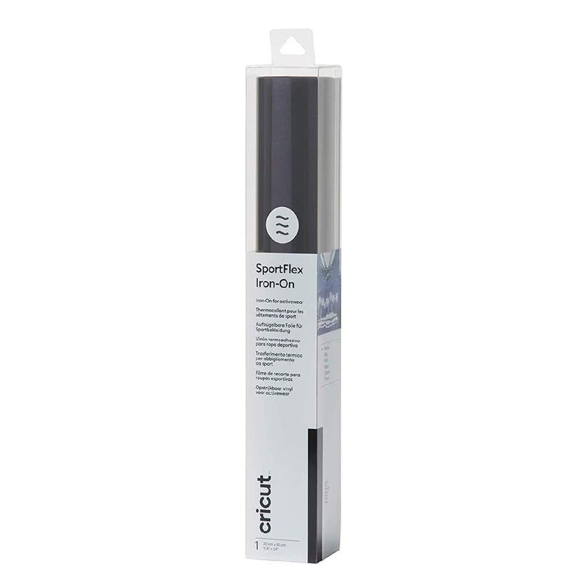 Cricut Sport Flex Iron-On 28 x 60 cm Black
