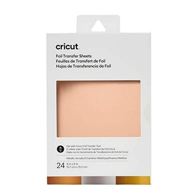Cricut Transfer Foil Sheets 10x15cm 24 sheets (Rose Gold)