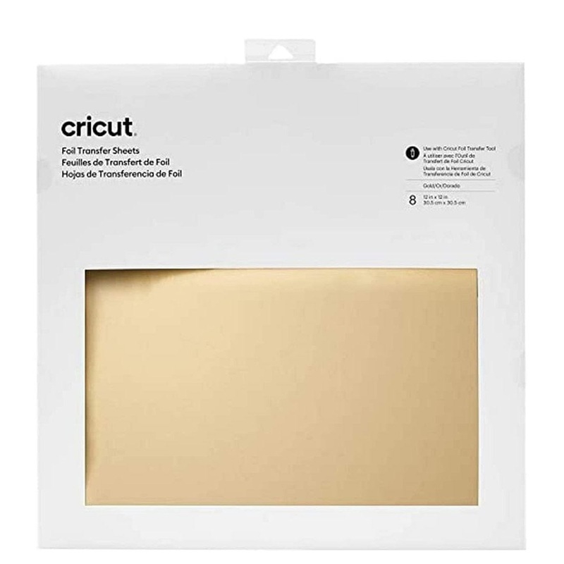 Cricut Transfer Foil Sheets 30x30cm 8 sheets (Gold)