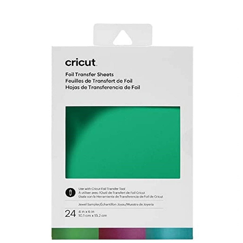 Cricut Transfer Foil Sheets Sampler 10x15cm 24 sheets (Jewel)