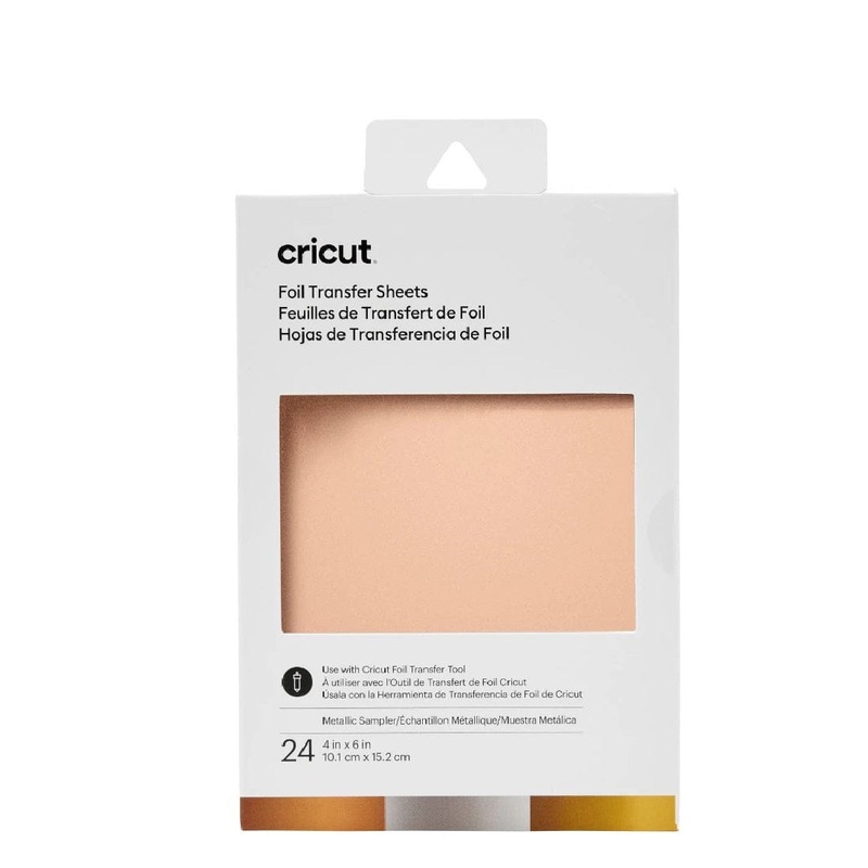 Cricut Transfer Foil Sheets Sampler 10x15cm 24 sheets (Metallic)