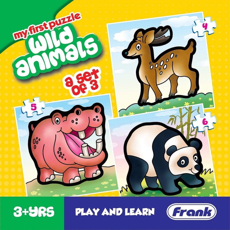 Frank Puzzle Wild Animals First Puzzles