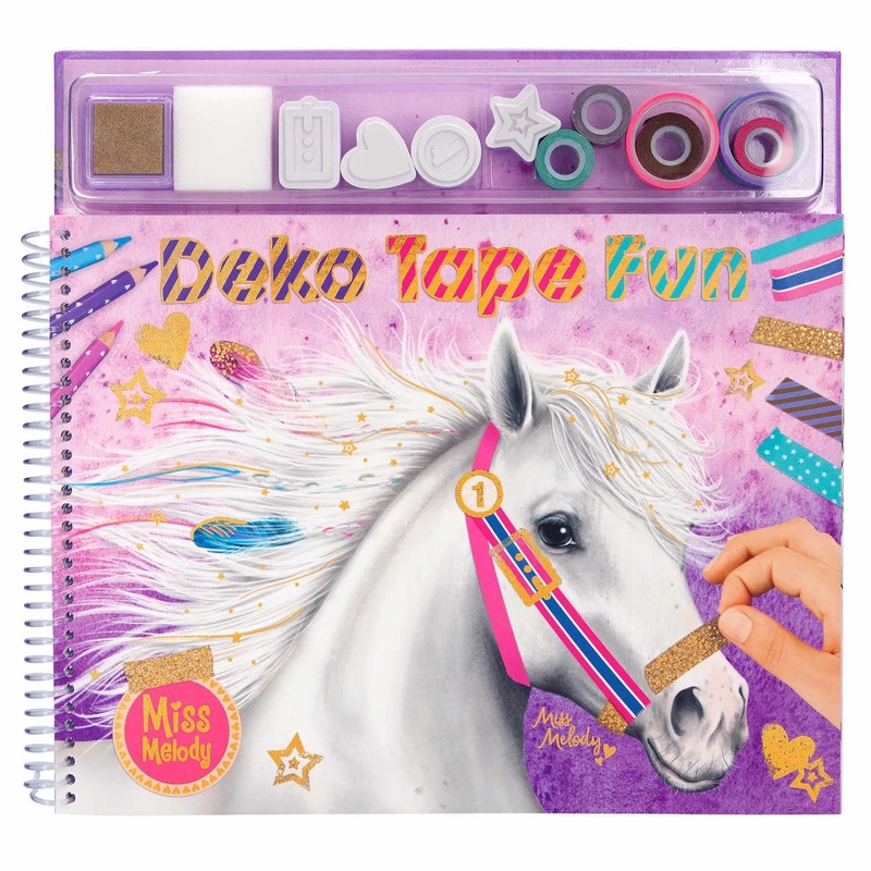 Top Model Miss Melody Colouring Book, DeKo Tape Fun