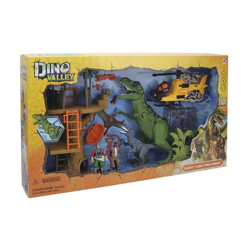 Chapmei Dino Valley Dino Jungle Attack Playset