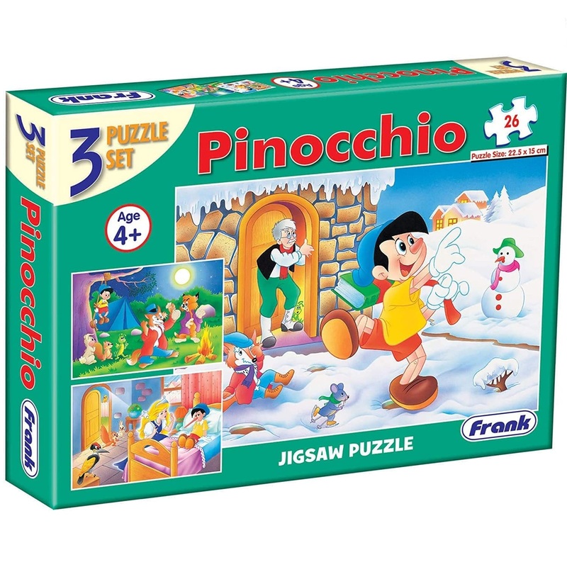 Frank Puzzle Pinocchio 3 X 26 Pcs.