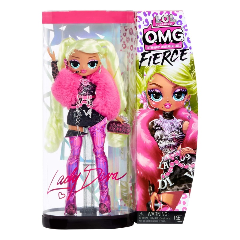 LOL Surprise OMG Fierce Lady Diva Fashion Doll With Surprises