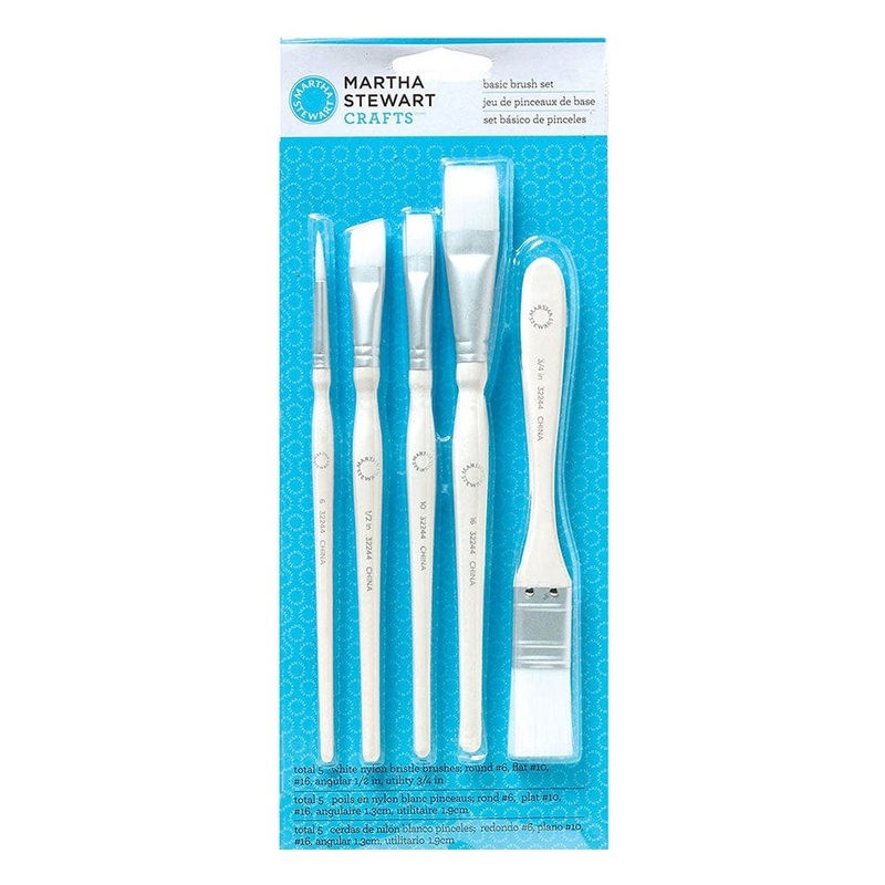 Martha Stewart Basic Brush Set (5pcs)
