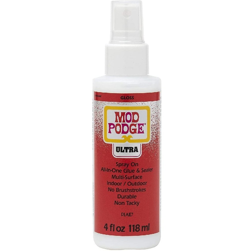 Mode Podge Spray on Glue & Sealer, Gloss - 4Oz