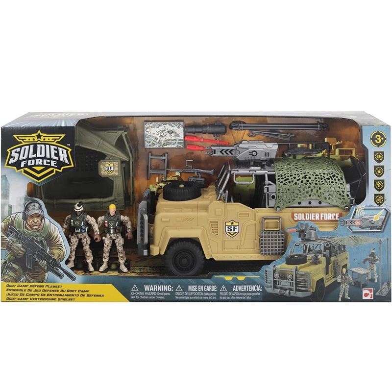 Soldier Force Boot Camp Defense Playset