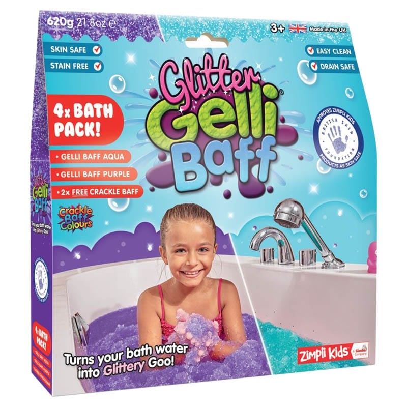 Zimpli Kids - Galli Baff Purple-Aqua 600g + 2 Crackle