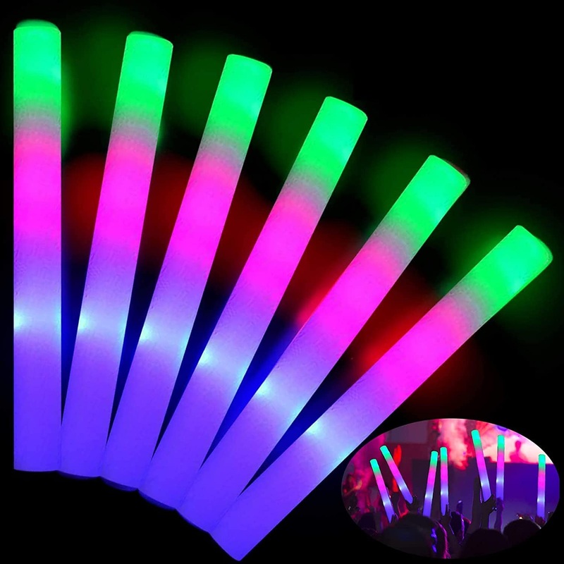 FIFA Themed 16 Inch Colored LED Light Up Glow Stick for Cheering & Celebration