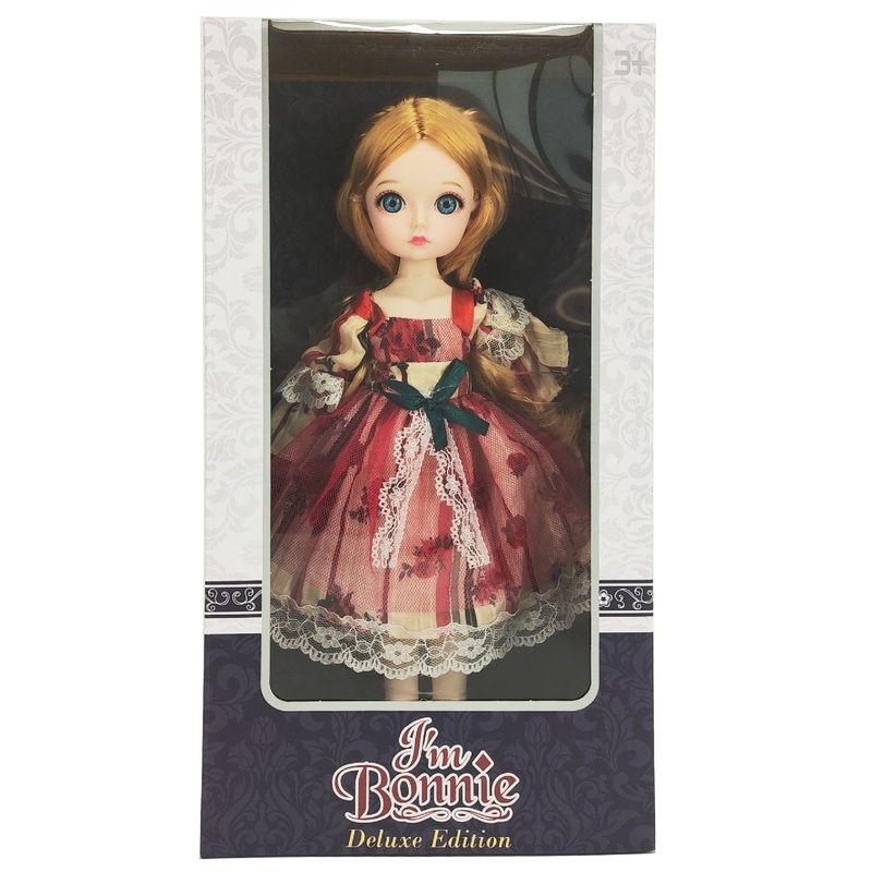 I'm Bonnie 12" Deluxe Fashion Doll , Red Party Dress with Lace