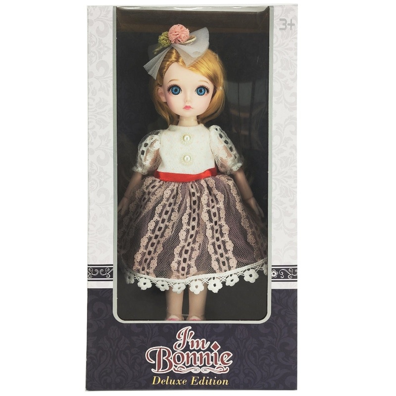 I'm Bonnie 12" Deluxe Fashion Doll, Square Neck Peach Dress
