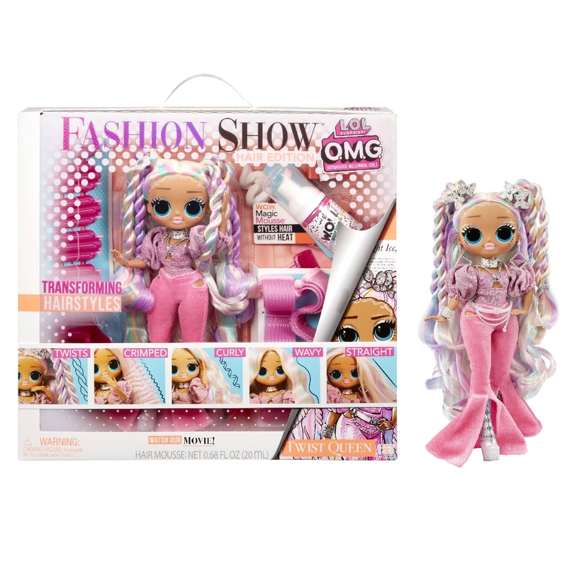 L.O.L. Surprise! OMG Fashion Show Hair Edition Twist Queen Fashion Doll