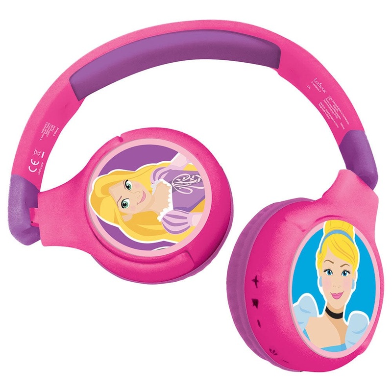 Lexibook - Princesses Design Bluetooth Comfort Wireless Headphone