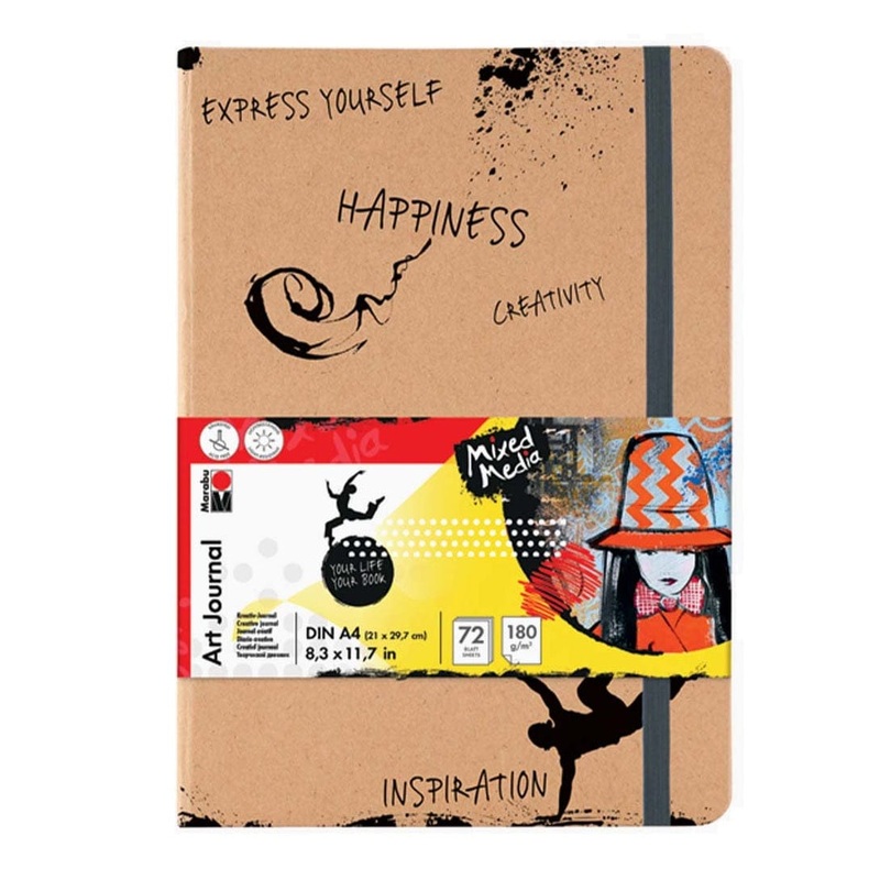 Marabu Art Journal Notebook, DIN A4, 72 sheets