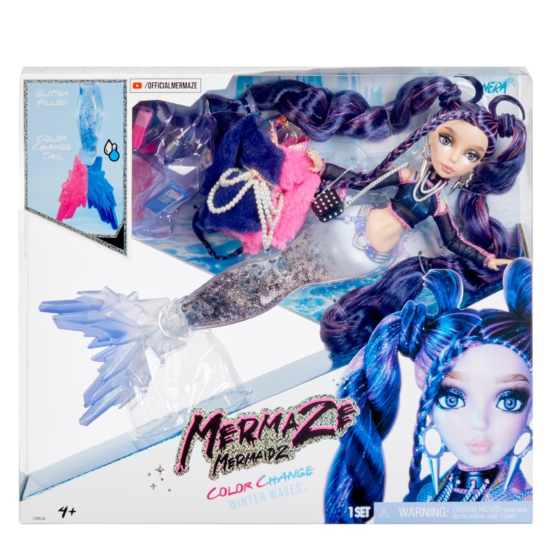 Mermaze Mermaidz Winter Waves Nera Mermaid Fashion Doll with Accessories