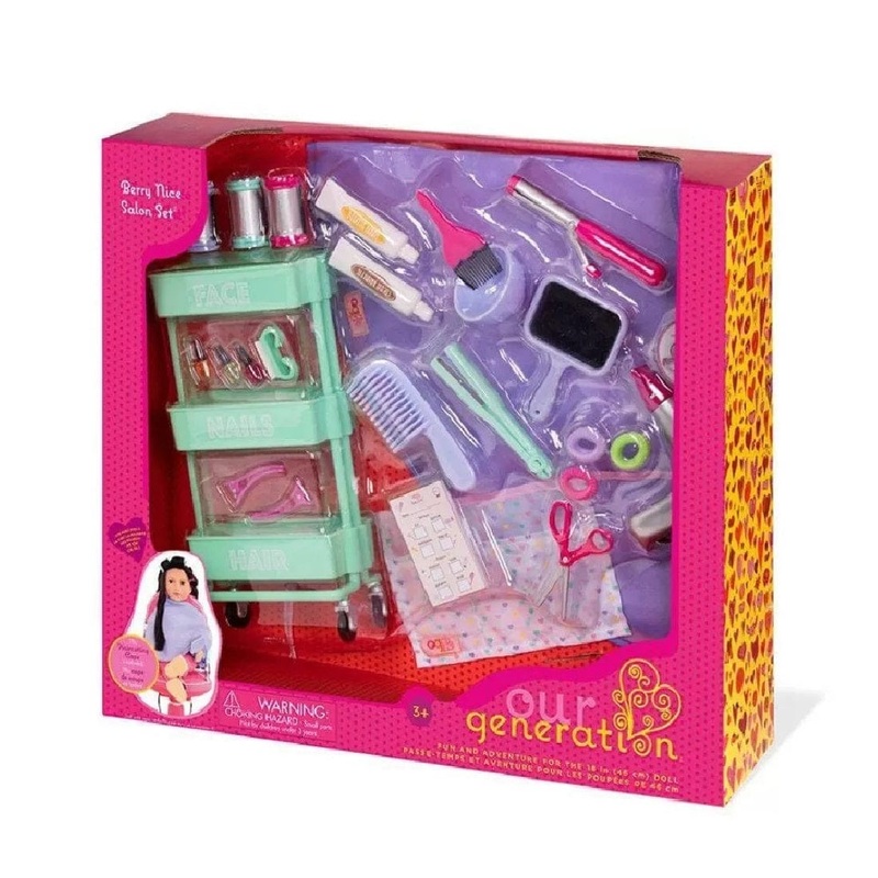 Our Generation - Berry Nice Salon Set