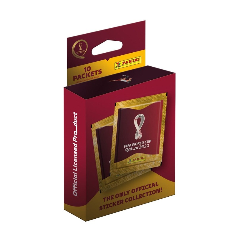 Panini - Fifa Road to Qatar World Cup 2022 Players Sticker Collection (Pack of 10)