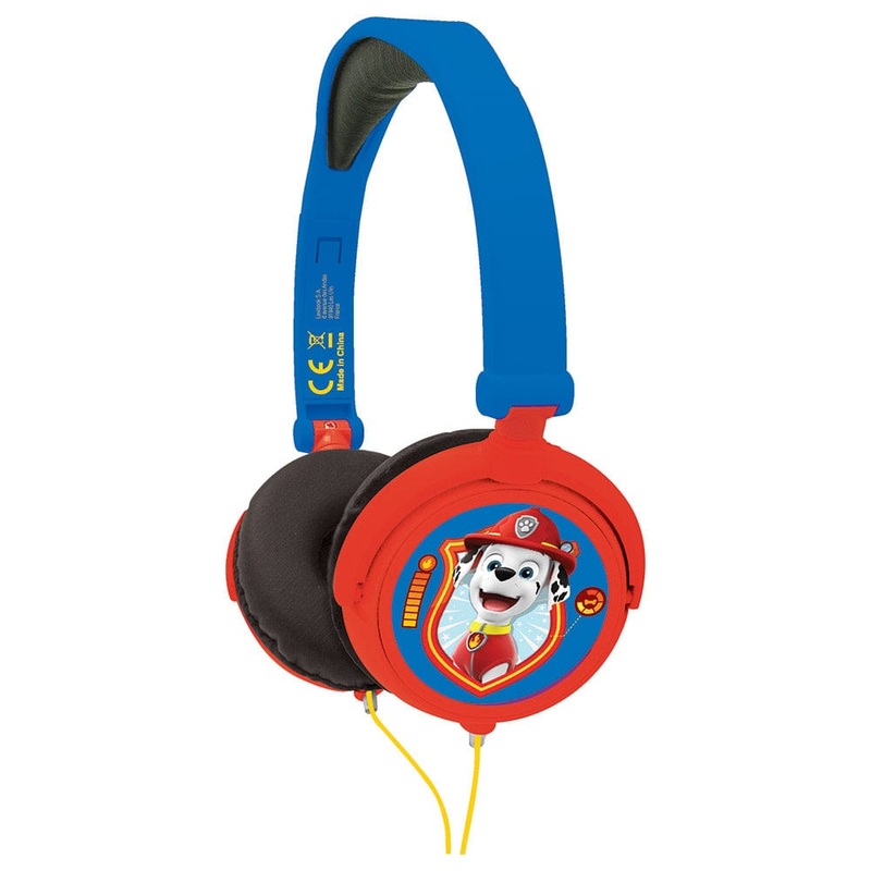 Paw Patrol Stereo Wired Foldable Headphone with Kids Safe Volume