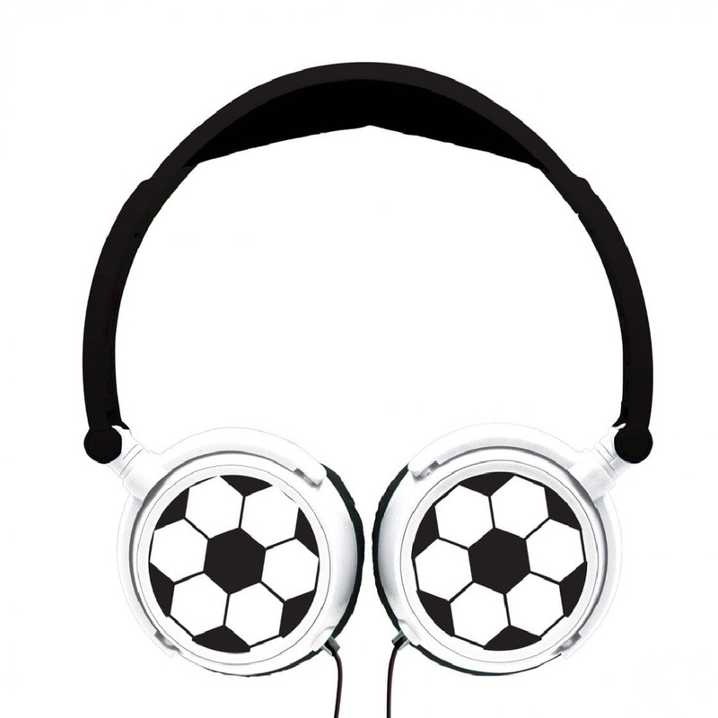 Stereo headphones  Football design